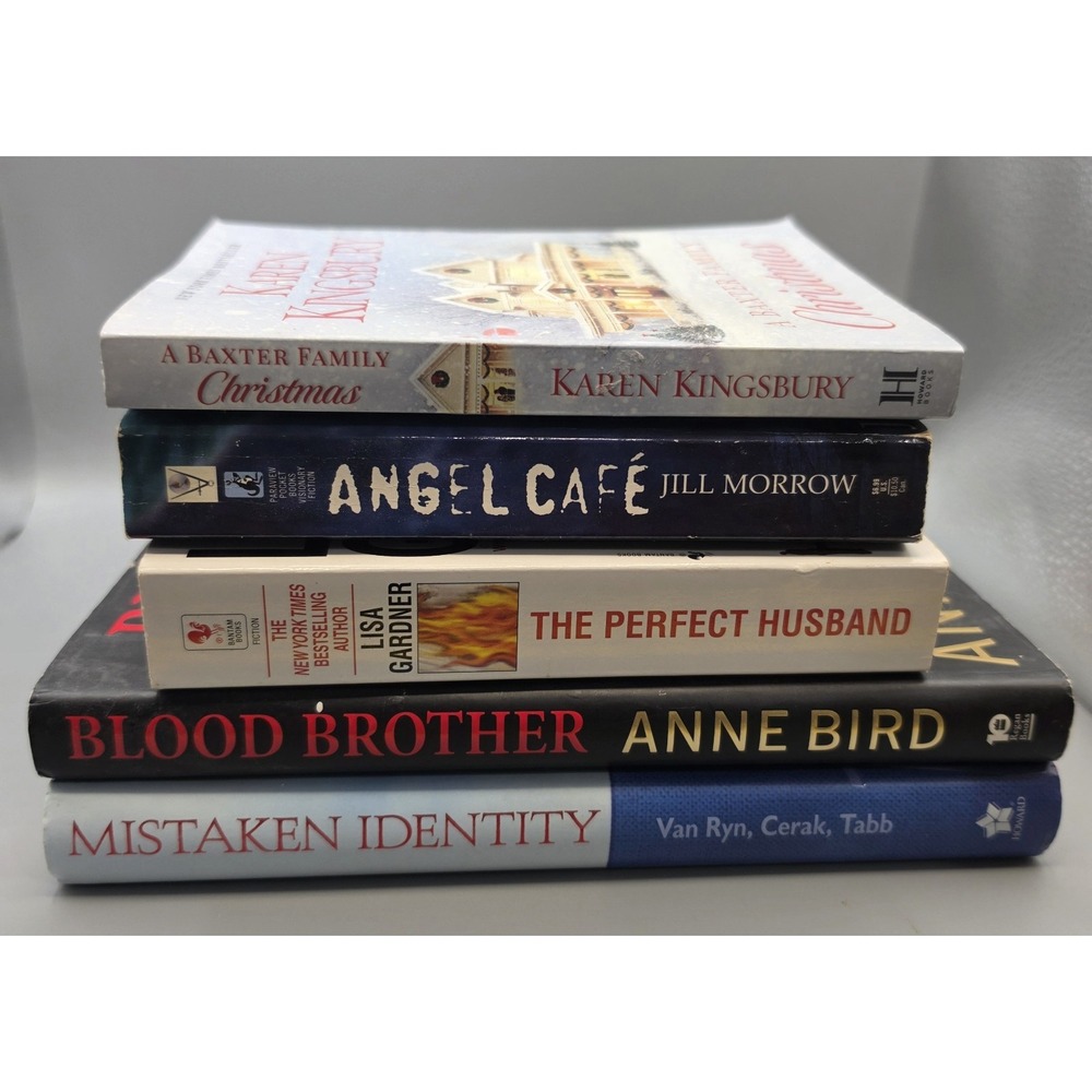 5 Book Thriller True Crime Fiction Lot Kingsbury Gardner Anne Bird Jill Morrow